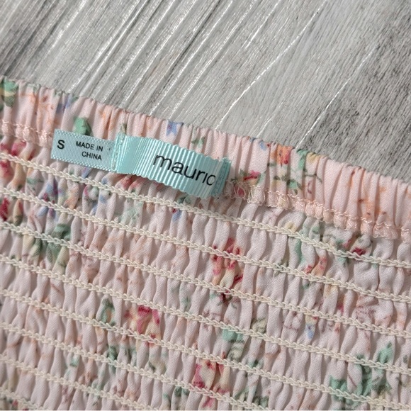 Strapless floral summer dress - Picture 2 of 2